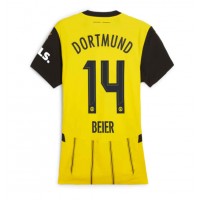 Echipament fotbal Borussia Dortmund Maximilian Beier #14 Tricou Acasa 2024-25 pentru femei maneca scurta